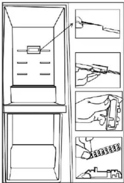 Summit FFBF284SSIM - Description and cleaning of odor filter (OPTIONAL): - 1