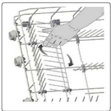 Summit DW242WADA - Lower Rack Folding Arms - 1