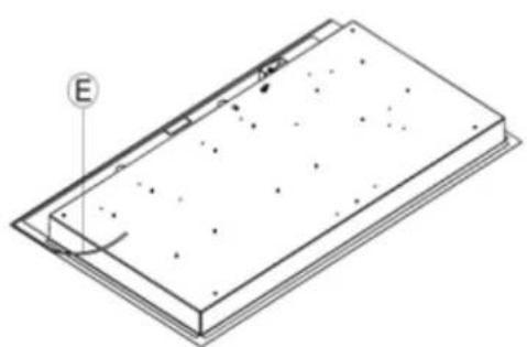 Summit GCJ1SS - Fixation de la table de cuisson - 1