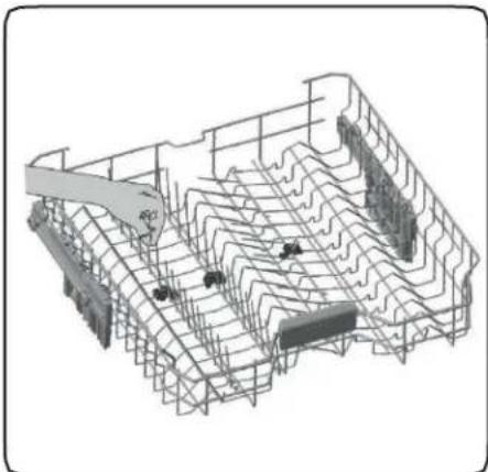 Summit DW243BADA - Adjustable Top Rack - 3