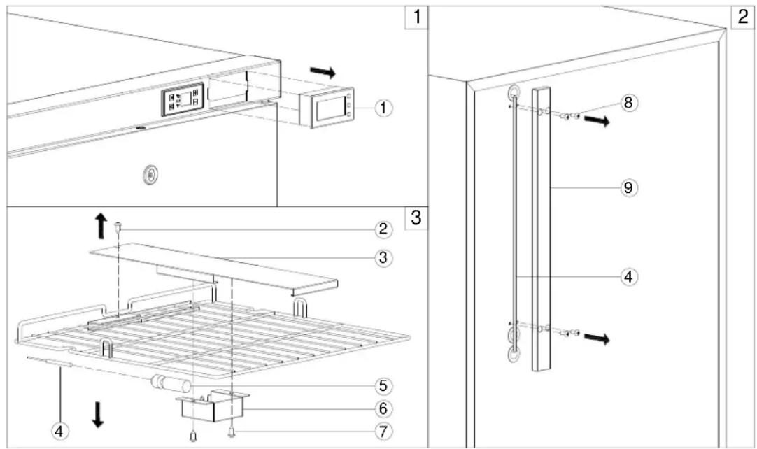 Accucold ACF33L - Comment Retirer le Thermomètre/Alarme - 1