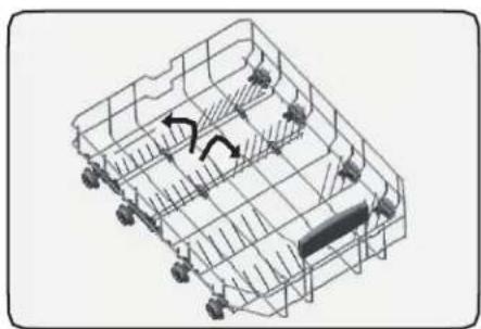 Summit DW186NTADA - Bras repliables du panier inférieur - 2