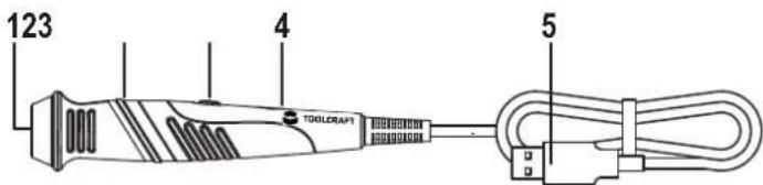 Toolcraft TC-FC-USB - Pièces détachées et éléments de commande - 1
