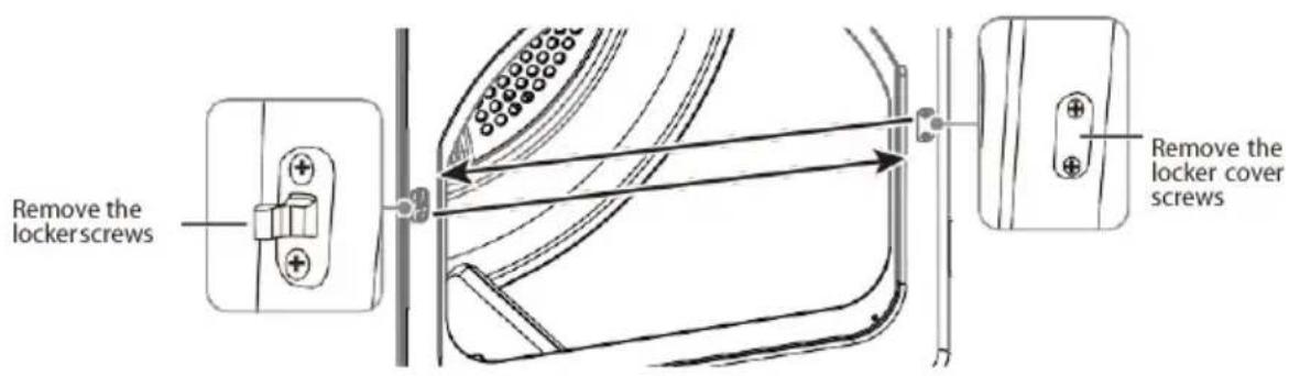 Avanti SGD70D0WG - DOOR REVERSAL PROCEDURE - 2