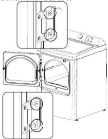 Avanti SGD70D0WG - PROCÉ DURE D'INVERSION DE LA PORTE - 5