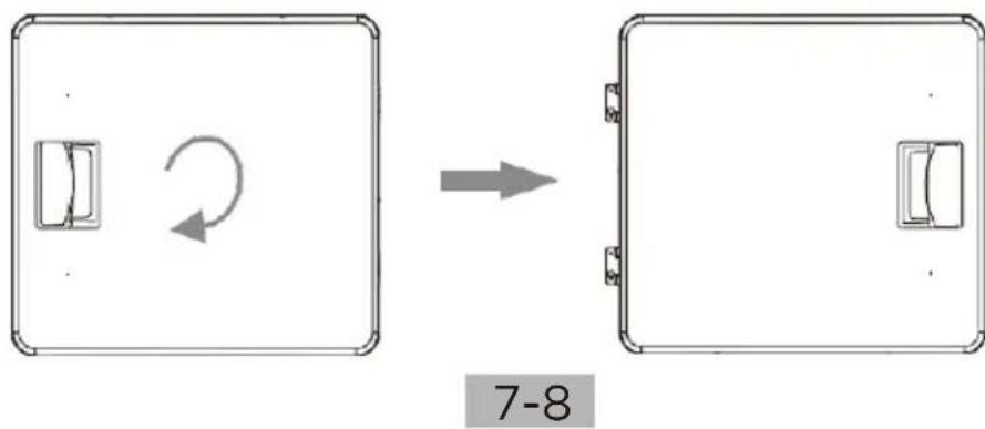 Avanti SGD70D0WG - DOOR REVERSAL PROCEDURE - 4