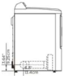 Avanti SGD70D0WG - Dimensions for installation - 3