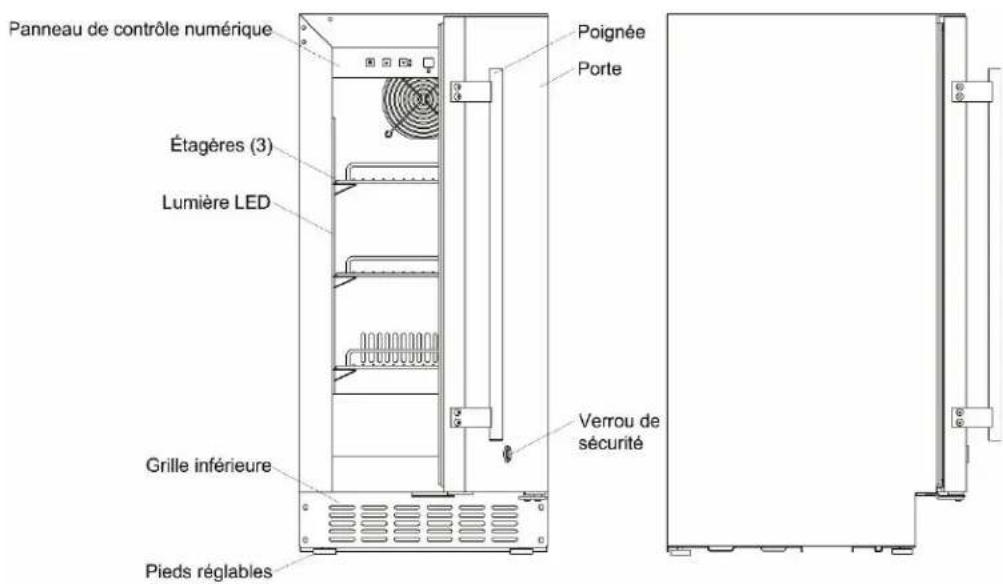 Summit ASDS1523 - MODÈLES SPR628BCSS / SPR629WCSS - RÉFRIGÉRATEURS SANS GEL - 5