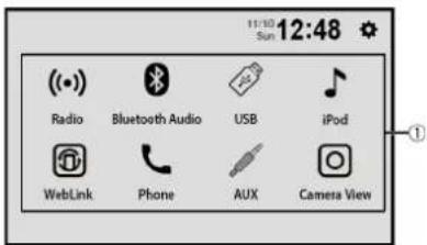 PIONEER DMH-130BT - Common touch panel keys - 3
