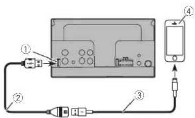 PIONEER DMH-100BT - Conexión - 1