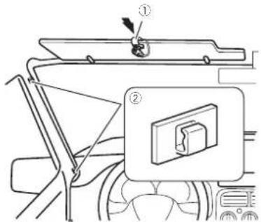 PIONEER DMH-100BT - Montaje en el parasol - 2