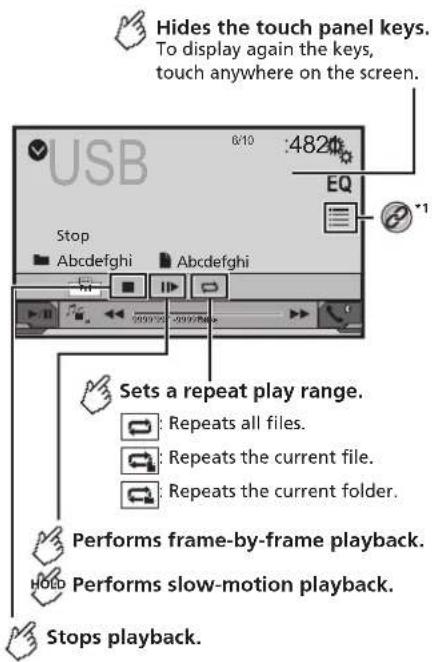 PIONEER DMH-100BT - Compressed video files - 1