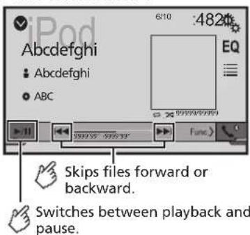 PIONEER DMH-100BT - iPod - 1