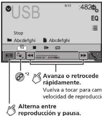 PIONEER DMH-100BT - Archivos de vídeo comprimidos - 1