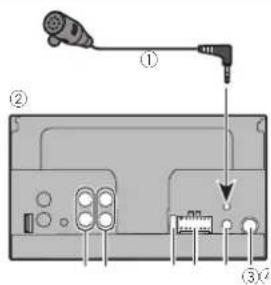 PIONEER DMH-100BT - Notice for the blue/white lead - 1