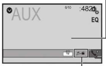 PIONEER DMH-100BT - Fuente AUX Ajustes del - 2