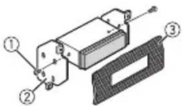 PIONEER MVH-S21BT - En caso de que no se utilice el manguito de montaje suministrado - 2