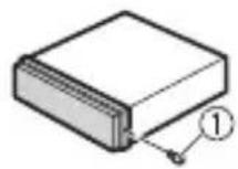 PIONEER MVH-S21BT - To secure the front panel - 1
