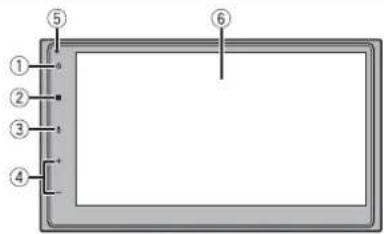 PIONEER DMH-160BT II - Pièces et commandes - 1