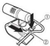PIONEER AVH-1300NEX - Installation on the steering column - 1