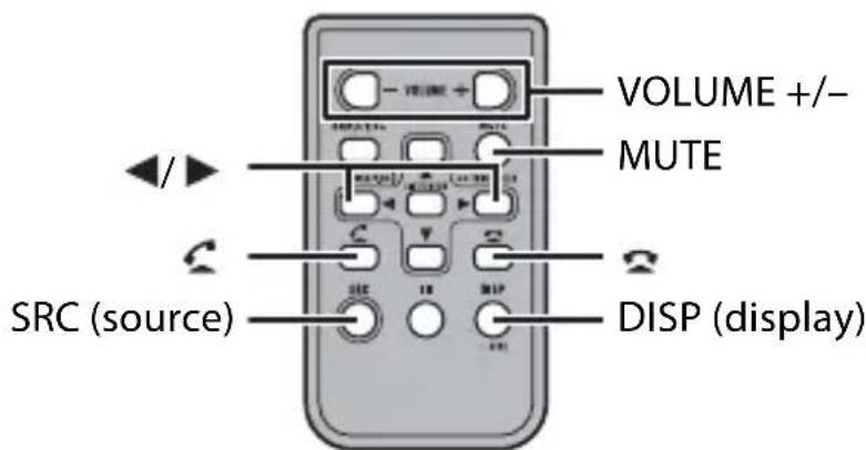 PIONEER FH-S500BT - Remote Control - 1