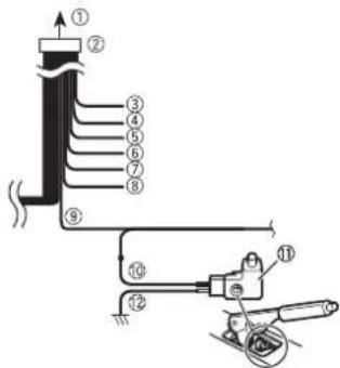 PIONEER AVH-110BT - Power cord - 1