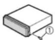 PIONEER DEH-S1000UB - Para asegurar el panel frontal - 1
