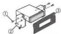 PIONEER DEH-S1000UB - En caso de que no se utilice el manguito de montaje suministrado - 2