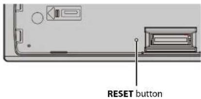 PIONEER DEH-X6900BT - Resetting the microprocessor - 1