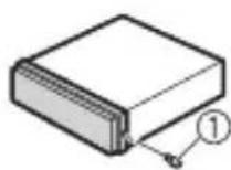 PIONEER DEH-S4010BT - To secure the front panel - 1