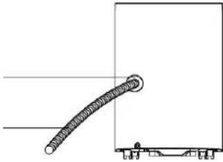 Orbegozo DH 2075 - Prepare el tubo de drenaje - 5