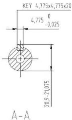 DANFOSS GearMe - Shaft options - 2