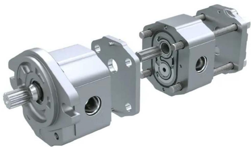 DANFOSS GearMe - Aluminum Group 2 Flex Pump - 1