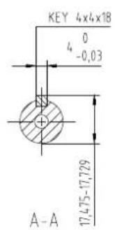 DANFOSS GearMe - Shaft options - 4
