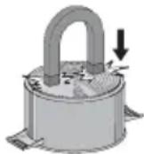 FABER GALILEO HE BK glass NG A83 - Utensílios de cozinha inadequados: - 1