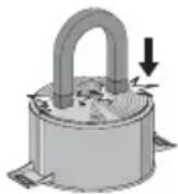 FABER GALILEO HE BK glass NG A83 - Geschikt kookgerei: - 1