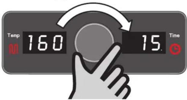 Roesle Videro E2-P - Impostare la temperatura e il timer - 1