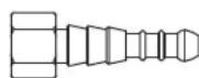 Roesle VIDER PRO G2-P - B) Montaggio del tubo flessibile - per BE, DK, ES, FI, NL, NO, SE, FR, GB, IE, IT, LU - 1