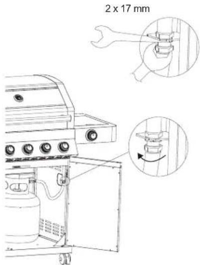 Roesle VIDERO G4-S - B) Montage des Schlauchs – für BE, DK, ES, FI, NL, NO, SE, FR, GB, IE, IT, LU - 2