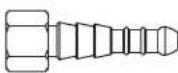 Roesle VIDERO G3 Pure - B) Fitting the hose – for BE, DK, ES, FI, NL, NO, SE, FR, GB, IE, IT, LU - 1