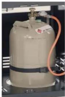 Roesle VIDERO PRO G4-SB smart - Einbau der Gasflasche im Unterschrank - 1