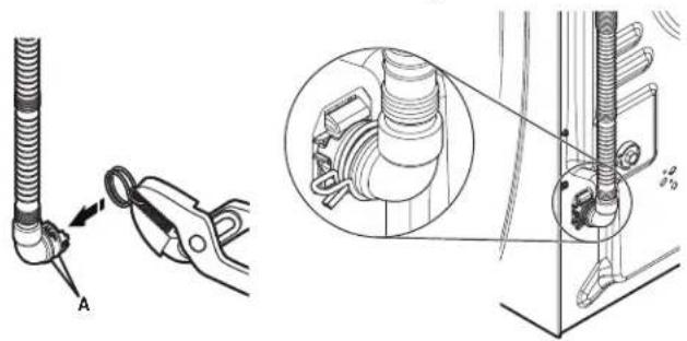 WHIRLPOOL WFW5720RW - Connect Drain Hose - 1