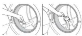 WHIRLPOOL WFW5720RW - Adding HE detergent to basket: - 1