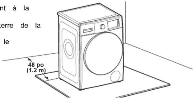 WHIRLPOOL WFW5720RW - Déplacer la laveuse - 1