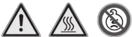 Roesle Smoker No.1 F50-S - VOORZICHTIG! BARBECUE ALTIJD UIT DE BUURT VAN KINDEREN HOUDEN! - 1