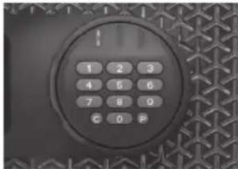 SentrySafe FPW082KSB - Déverrouillage du coffre-fort à l'aide du clavier électronique - 1