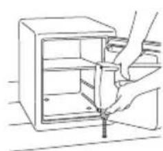 SentrySafe FPW082KSB - Instructions de boulonnage... suite - 1