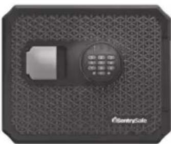 SentrySafe FPW082KSB - Cómo cerrar su caja fuerte con el teclado electrónico - 1