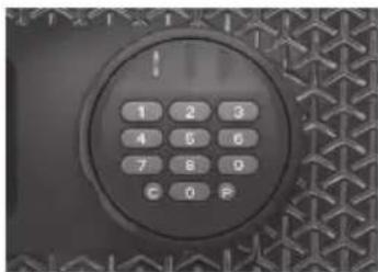SentrySafe FPW082HTC - Unlocking your safe using the electronic keypad - 1
