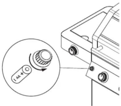 Roesle VIDER0 G2 - Lighting procedure for "Prime Zone" infrared burner in side table (optional equipment) - 2